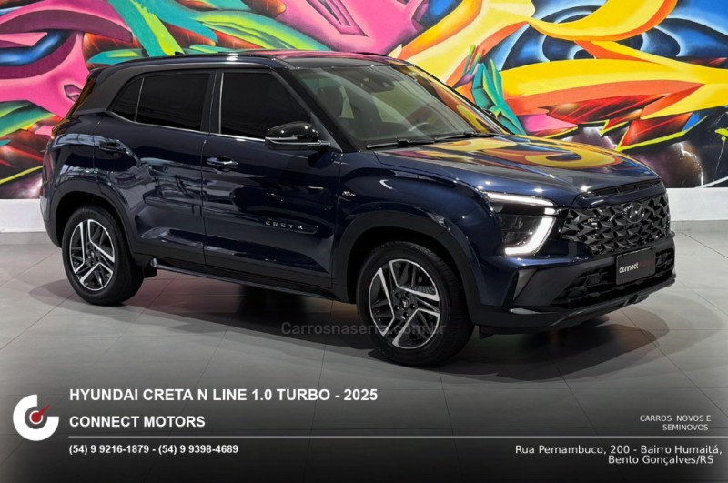 creta 1.0 tgdi n line flex 4p automatico 2025 bento goncalves