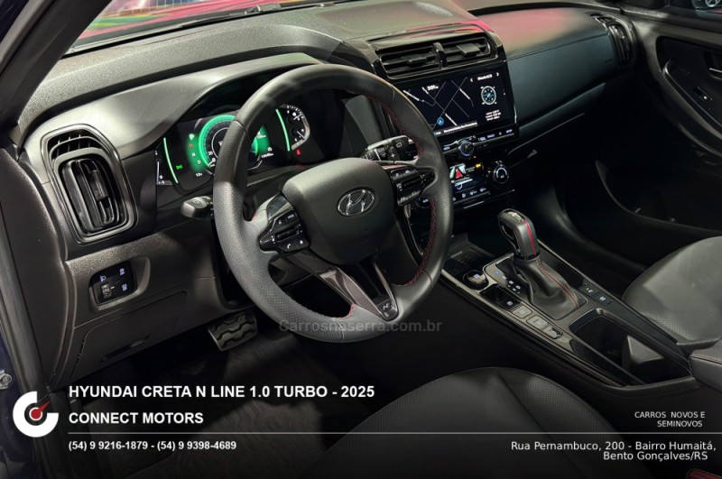 CRETA 1.0 TGDI N LINE FLEX 4P AUTOMÁTICO - 2025 - BENTO GONçALVES