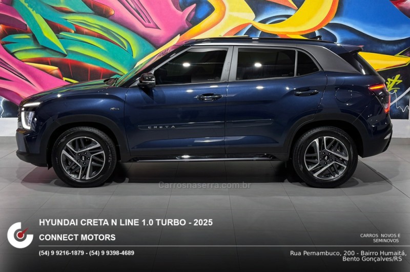 CRETA 1.0 TGDI N LINE FLEX 4P AUTOMÁTICO - 2025 - BENTO GONçALVES