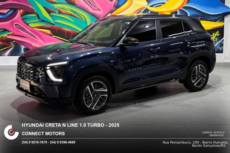 CRETA 1.0 TGDI N LINE FLEX 4P AUTOMÁTICO - 2025 - BENTO GONçALVES
