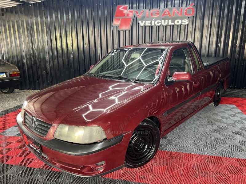 SAVEIRO 2.0 MI CS 8V GASOLINA 2P MANUAL G.III - 2002 - CAXIAS DO SUL