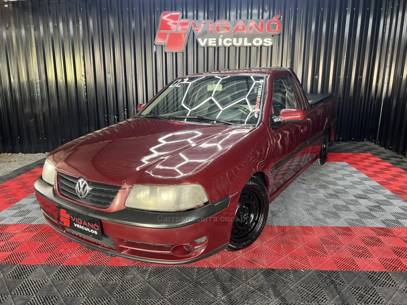 saveiro 2.0 mi cs 8v gasolina 2p manual g.iii 2002 caxias do sul