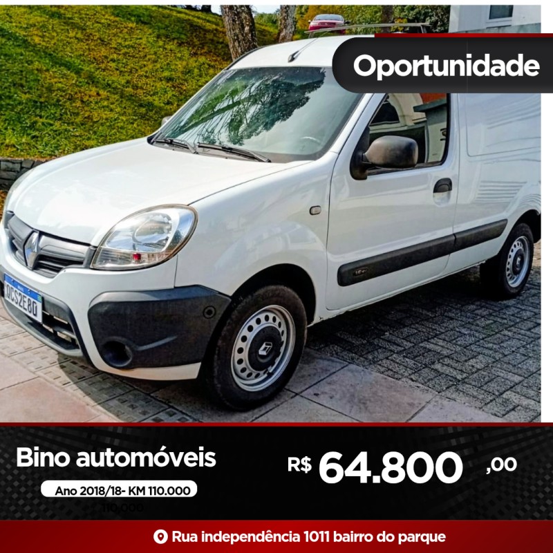 kangoo 1.6 express 16v gasolina 4p manual 2018 farroupilha