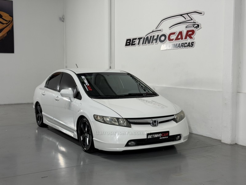 CIVIC 1.8 LXS 16V FLEX 4P MANUAL - 2008 - ESTâNCIA VELHA