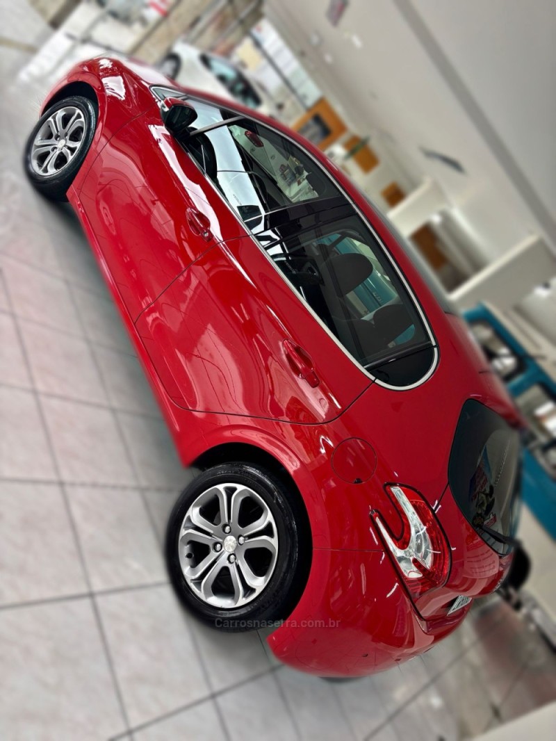 208 1.6 griffe 16v flex 4p automatico 2015 nova prata