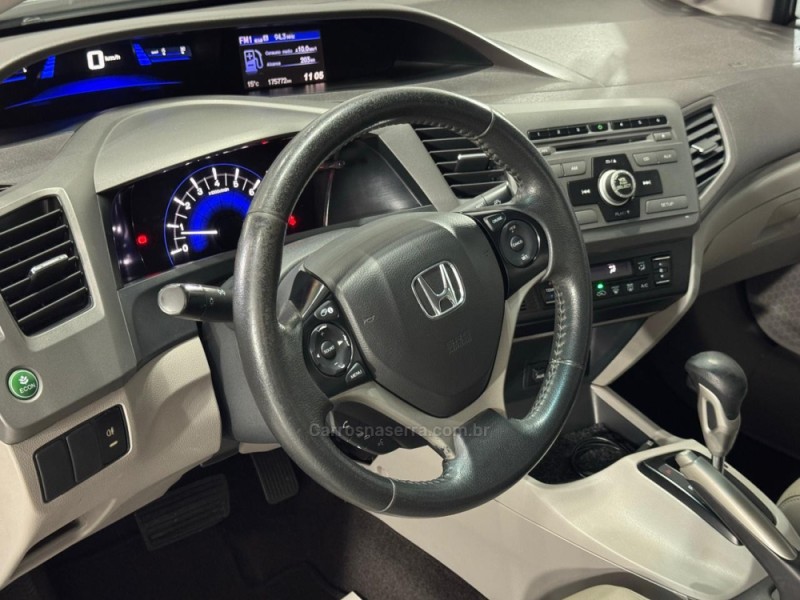 CIVIC 1.8 LXS 16V FLEX 4P AUTOMÁTICO - 2014 - ESTâNCIA VELHA