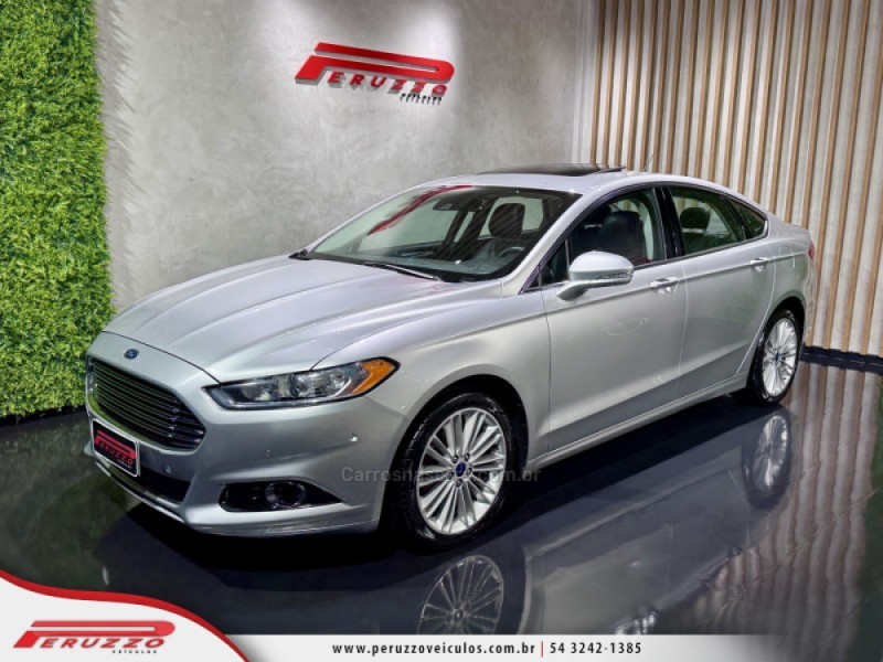 fusion 2.0 titanium gtdi ecoboost awd automatico 2015 nova prata