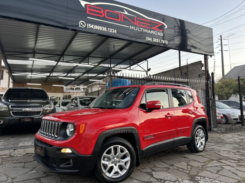 renegade 1.8 16v flex longitude 4p automatico 2016 caxias do sul