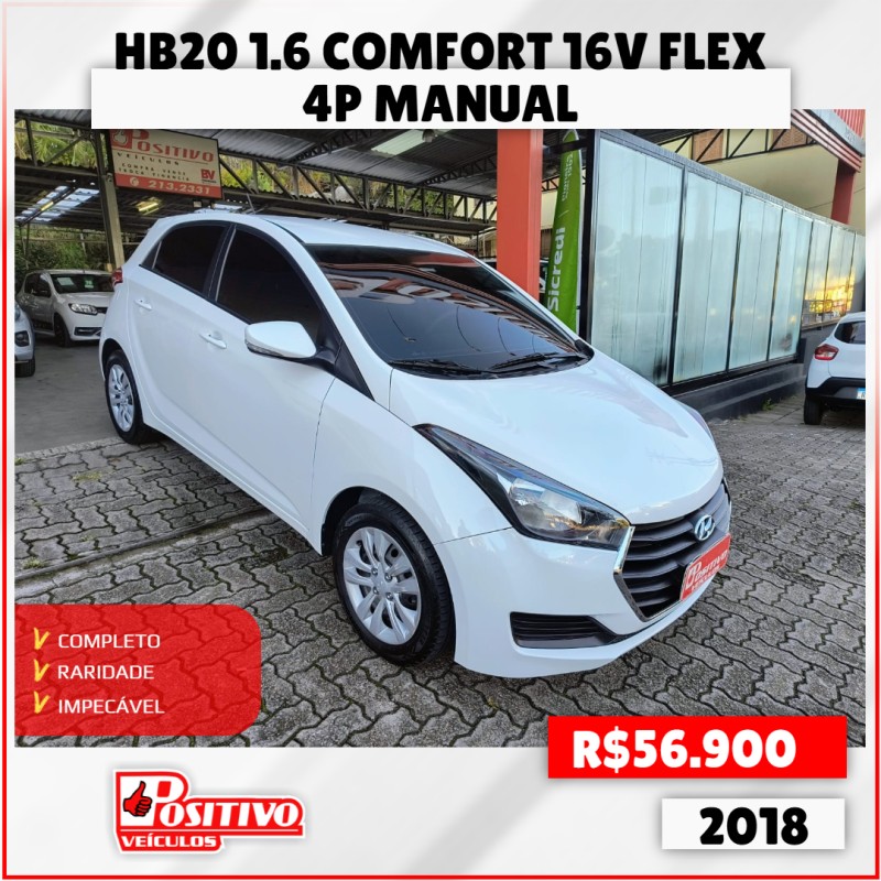 hb20 1.6 comfort 16v flex 4p manual 2018 caxias do sul