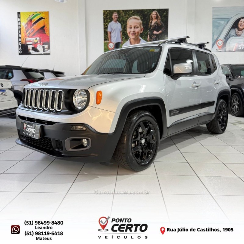 renegade 1.8 16v flex longitude 4p automatico 2017 santa cruz do sul