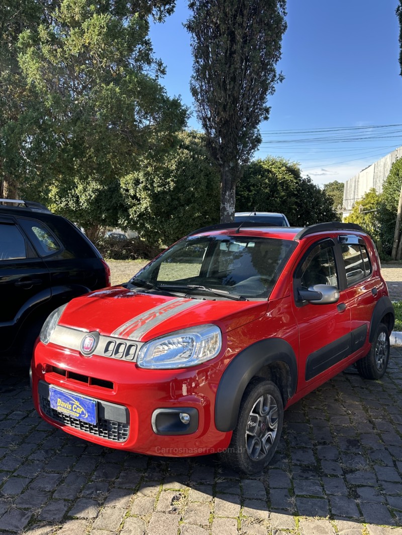 uno 1.4 evo way 8v flex 4p automatizado 2016 caxias do sul