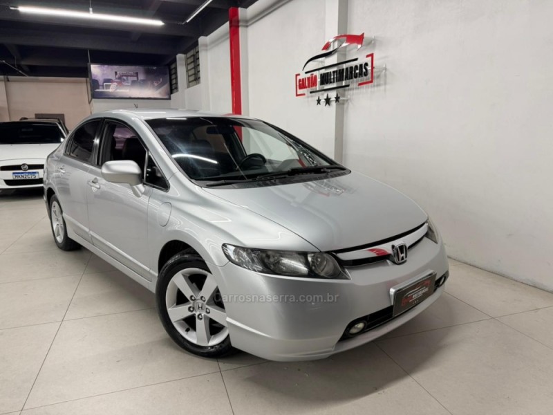 civic 1.8 lxs 16v flex 4p automatico 2007 caxias do sul