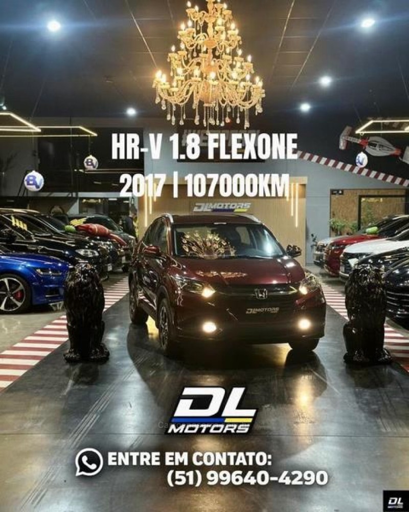 hr v 1.8 16v flex exl 4p automatico 2017 lajeado