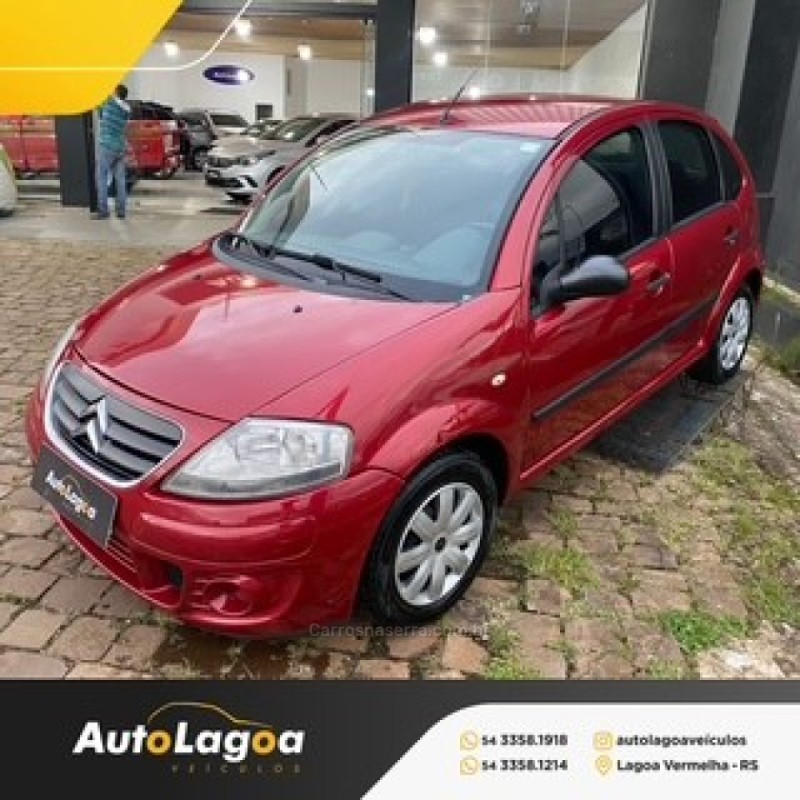 C3 1.4 I GLX 8V FLEX 4P MANUAL - 2011 - LAGOA VERMELHA