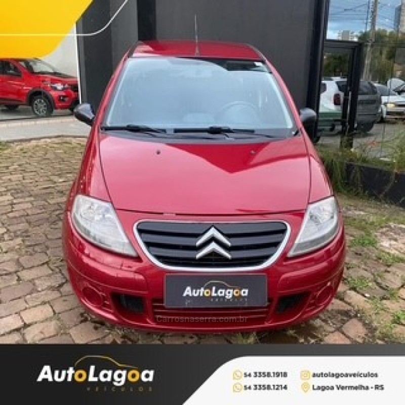 C3 1.4 I GLX 8V FLEX 4P MANUAL - 2011 - LAGOA VERMELHA