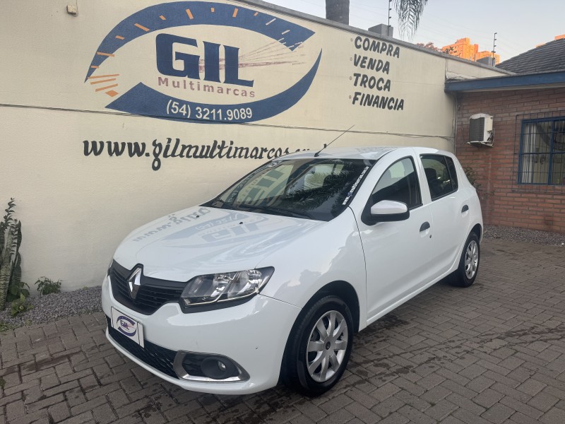 sandero 1.0 authentique 12v flex 4p manual 2018 caxias do sul