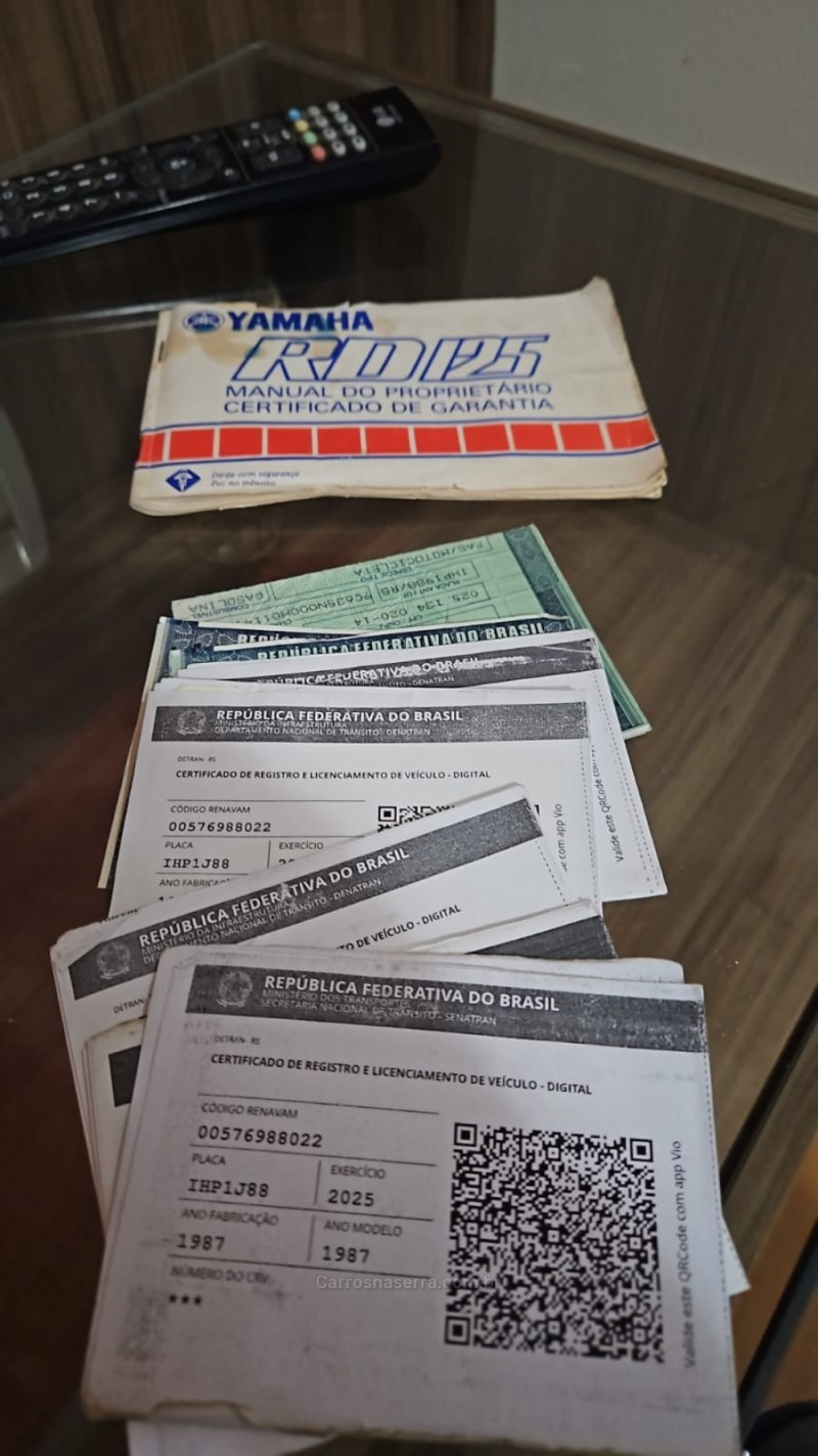 RD 125 - 1987 - CAXIAS DO SUL