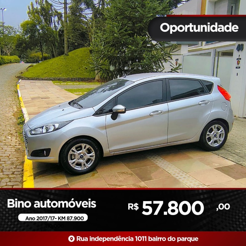 fiesta 1.5 se hatch 16v flex 4p manual 2017 farroupilha