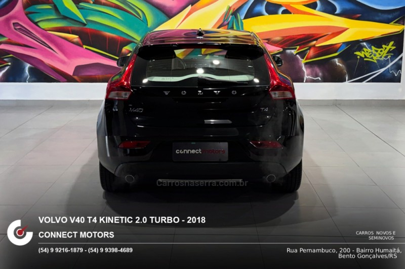 V40 2.0 T4 KINETIC GASOLINA 4P AUTOMÁTICO - 2018 - BENTO GONçALVES