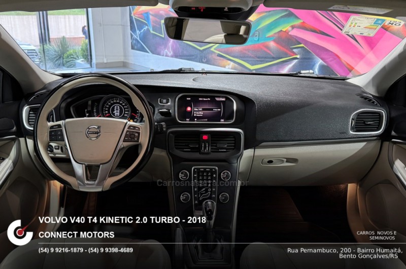 V40 2.0 T4 KINETIC GASOLINA 4P AUTOMÁTICO - 2018 - BENTO GONçALVES