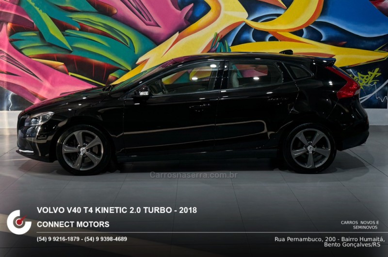 V40 2.0 T4 KINETIC GASOLINA 4P AUTOMÁTICO - 2018 - BENTO GONçALVES