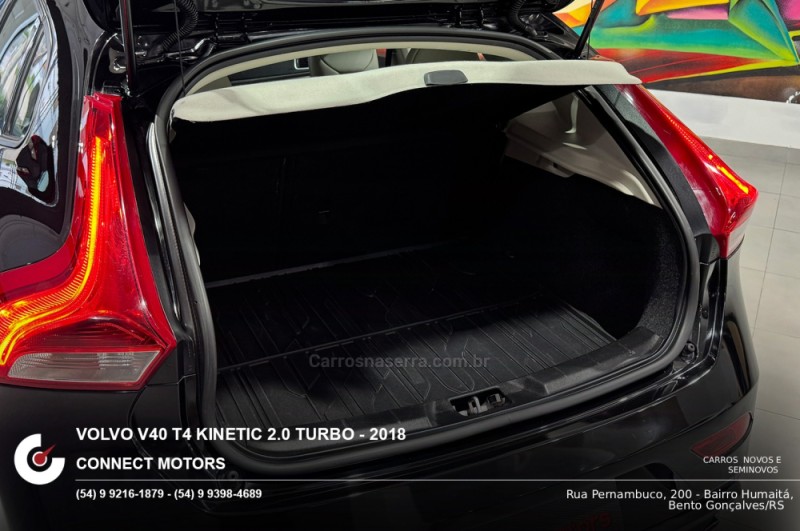 V40 2.0 T4 KINETIC GASOLINA 4P AUTOMÁTICO - 2018 - BENTO GONçALVES