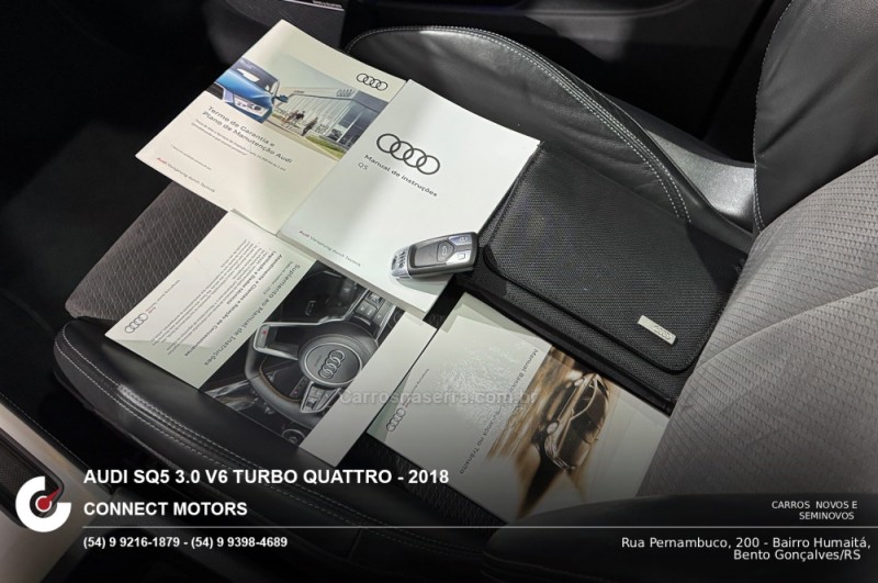 SQ5 3.0 TFSI V6 24V GASOLINA 4P AUTOMÁTICO - 2018 - BENTO GONçALVES