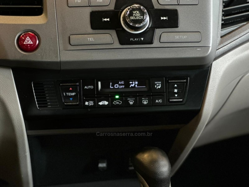 CIVIC 1.8 LXS 16V FLEX 4P AUTOMÁTICO - 2013 - CAXIAS DO SUL