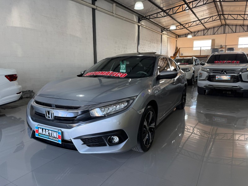 CIVIC 1.5 16V TOURING TURBO GASOLINA 4P AUTOMÁTICO - 2017 - CAXIAS DO SUL