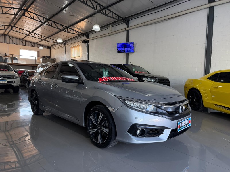 CIVIC 1.5 16V TOURING TURBO GASOLINA 4P AUTOMÁTICO - 2017 - CAXIAS DO SUL