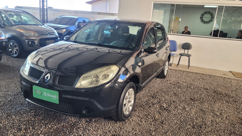 SANDERO 1.0 AUTHENTIQUE PLUS 16V FLEX 4P MANUAL - 2009 - CAXIAS DO SUL