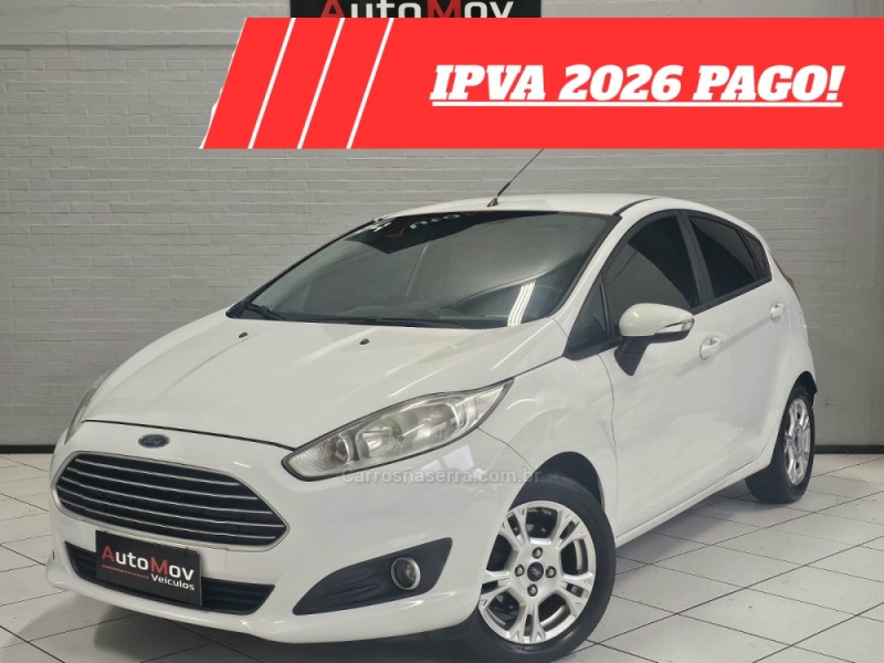fiesta 1.6 se hatch 16v flex 4p automatico 2014 caxias do sul
