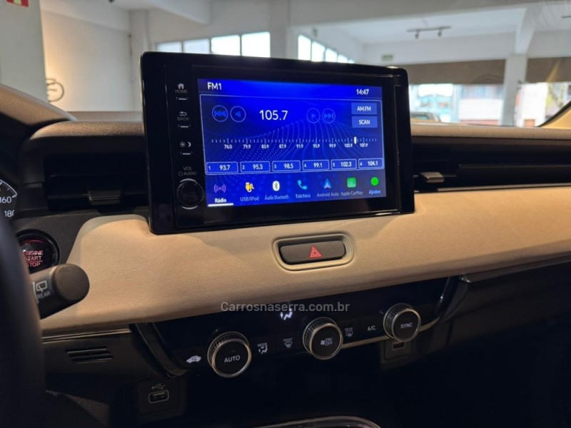 HR-V 1.5 16V TOURING TURBO GASOLINA 4P AUTOMÁTICO - 2024 - CAXIAS DO SUL