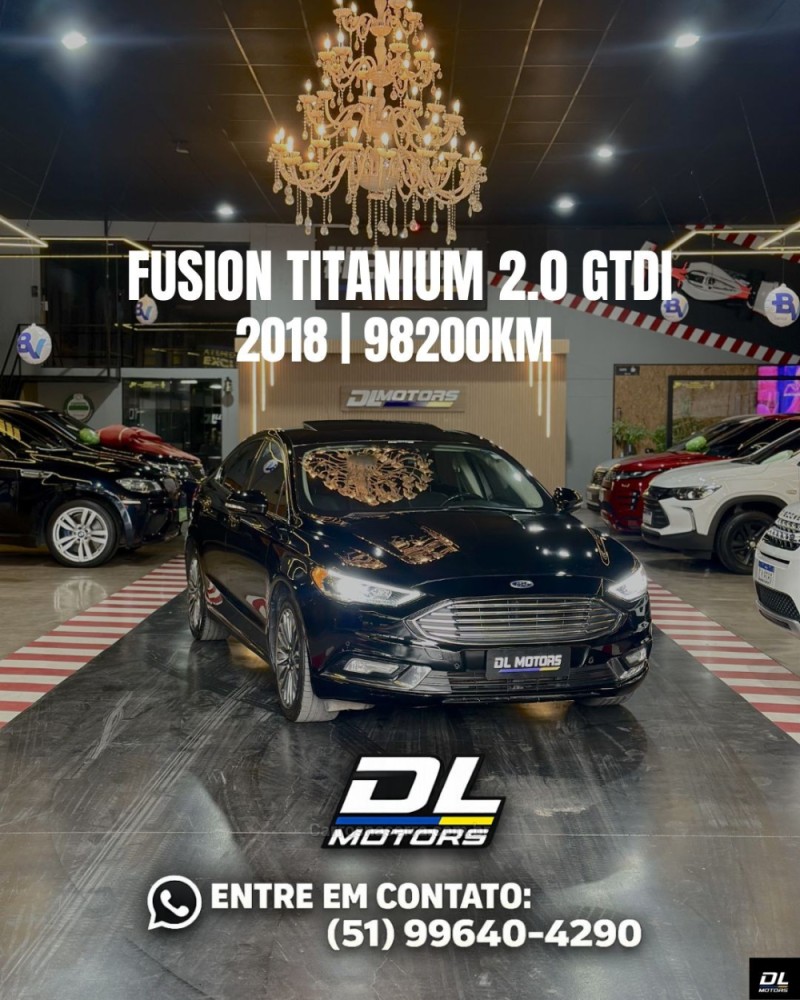 fusion 2.0 titanium gtdi ecoboost fwd gasolina 4p automatico 2018 lajeado