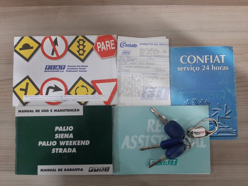 PALIO 1.8 MPI EX 8V GASOLINA 4P MANUAL - 2003 - CAXIAS DO SUL