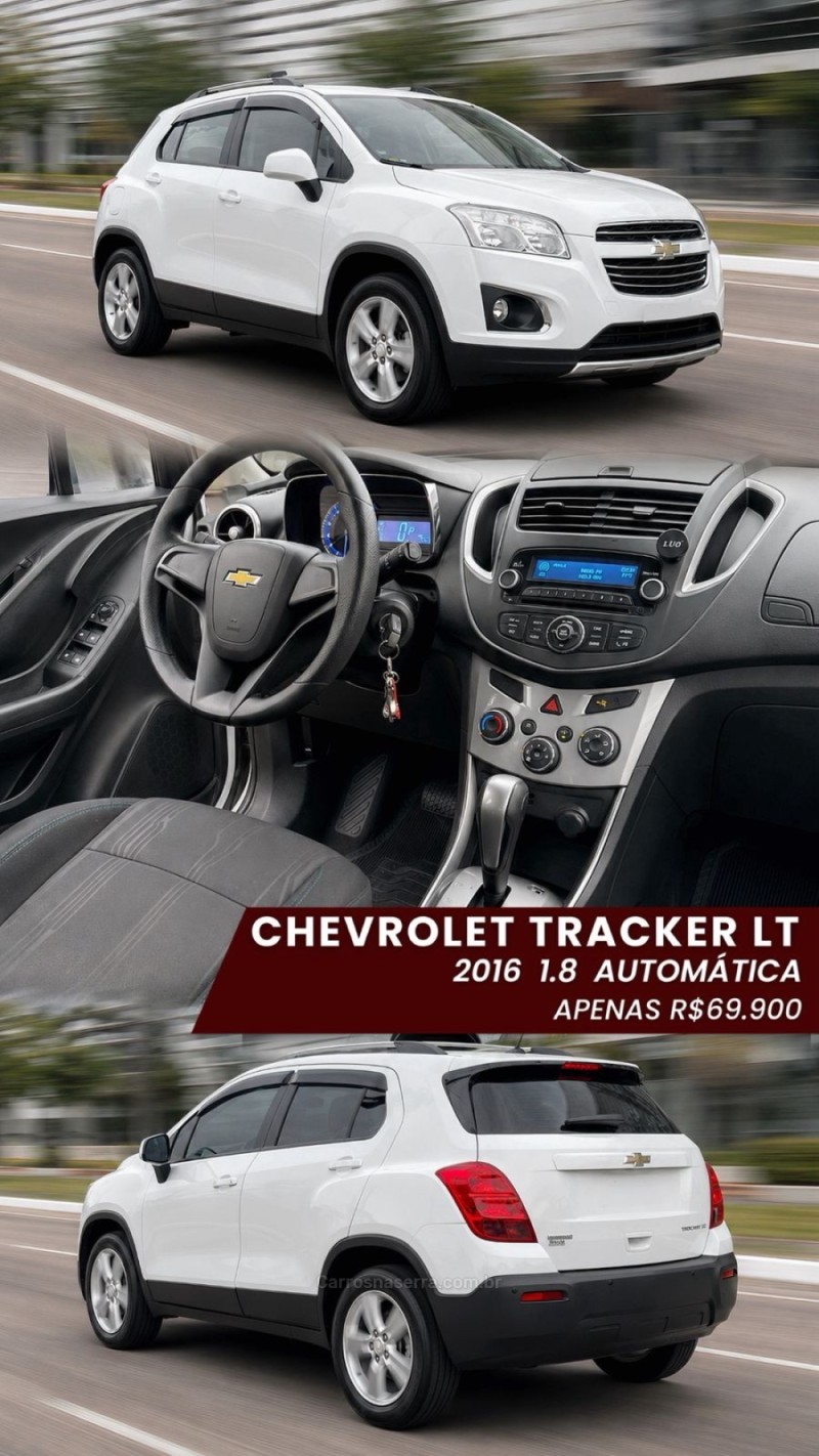 TRACKER 1.8 MPFI LT 4X2 16V FLEX 4P AUTOMÁTICO - 2016 - NOVO HAMBURGO