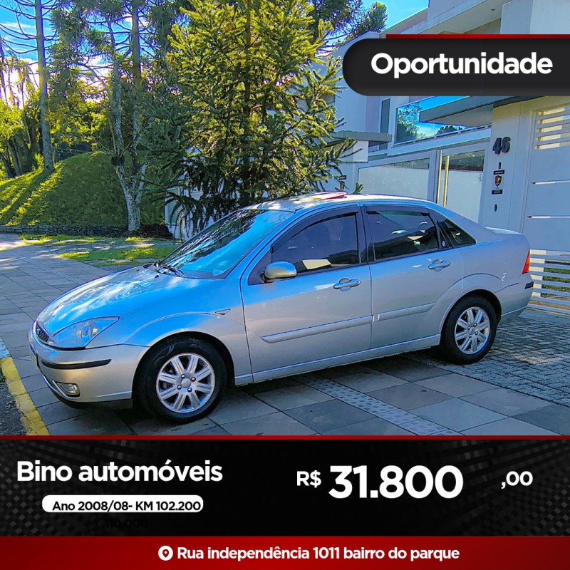 focus 2.0 ghia sedan 16v gasolina 4p automatico 2008 farroupilha