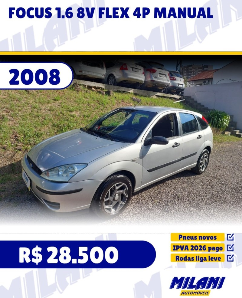 focus 1.6 gl 8v flex 4p manual 2008 bento goncalves