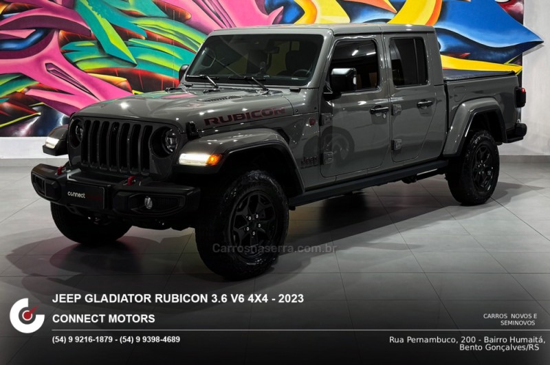 GLADIATOR 3.6 RUBICON V6 4X4 4P GASOLINA AUTOMÁTICO - 2023 - BENTO GONçALVES