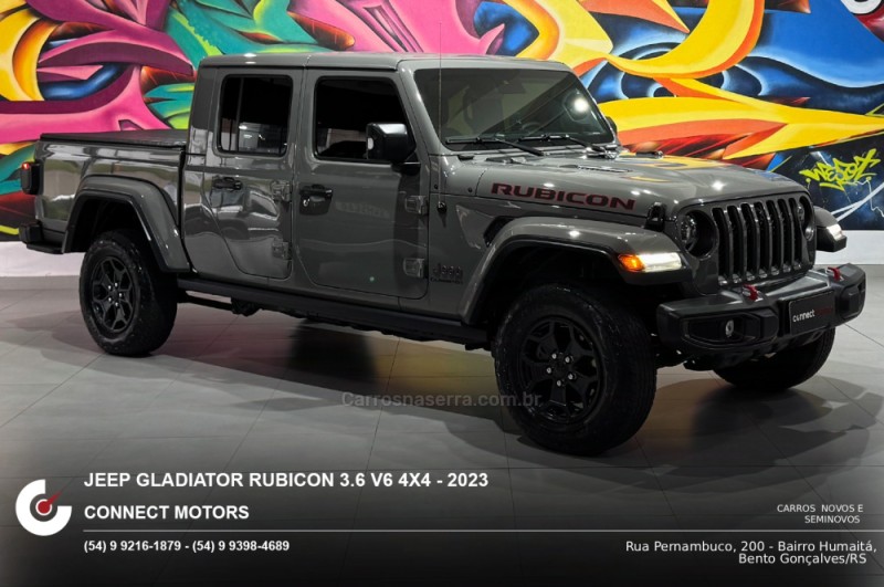 gladiator 3.6 rubicon v6 4x4 4p gasolina automatico 2023 bento goncalves