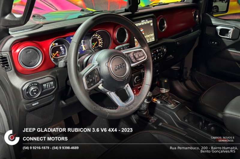 GLADIATOR 3.6 RUBICON V6 4X4 4P GASOLINA AUTOMÁTICO - 2023 - BENTO GONçALVES