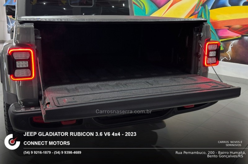 GLADIATOR 3.6 RUBICON V6 4X4 4P GASOLINA AUTOMÁTICO - 2023 - BENTO GONçALVES