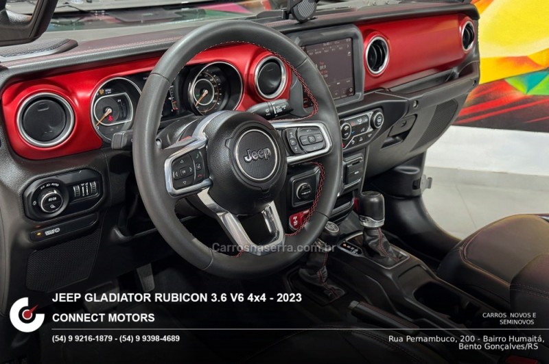 GLADIATOR 3.6 RUBICON V6 4X4 4P GASOLINA AUTOMÁTICO - 2023 - BENTO GONçALVES