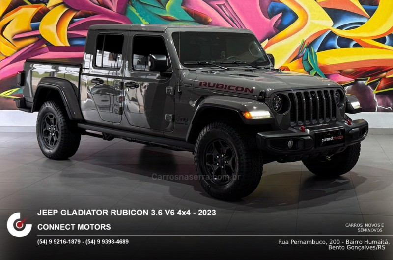 gladiator 3.6 rubicon v6 4x4 4p gasolina automatico 2023 bento goncalves