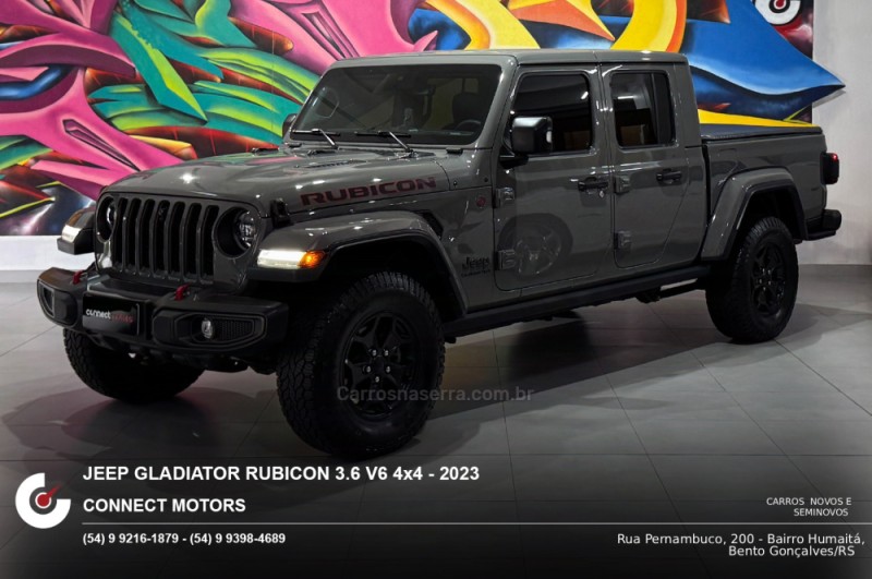 GLADIATOR 3.6 RUBICON V6 4X4 4P GASOLINA AUTOMÁTICO - 2023 - BENTO GONçALVES