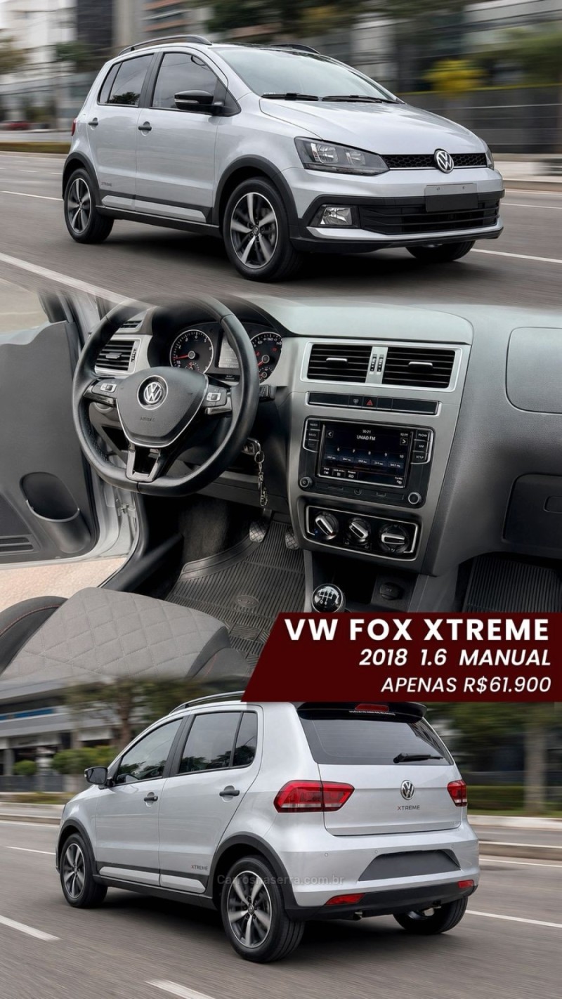FOX 1.6 MI EXTREME 8V FLEX 4P MANUAL - 2018 - NOVO HAMBURGO