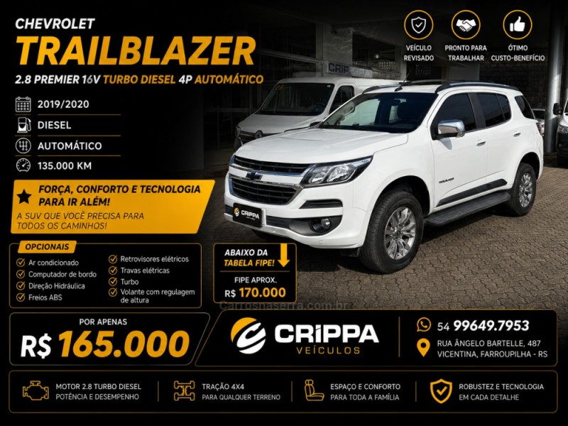 TRAILBLAZER 2.8 PREMIER 16V TURBO DIESEL 4P AUTOMÁTICO