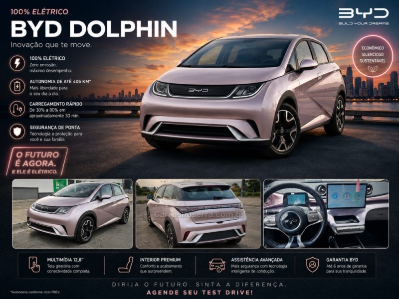 dolphin gs 180 ev eletrico 4p automatico 2025 farroupilha