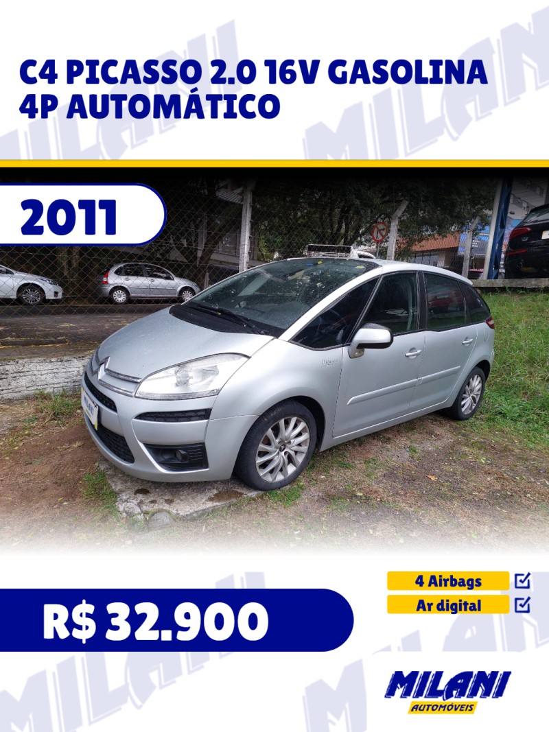 c4 picasso 2.0 16v gasolina 4p automatico 2011 bento goncalves