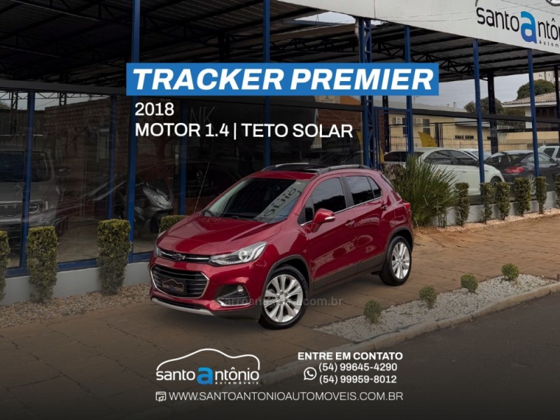 tracker 1.4 16v turbo flex premier automatico 2018 lagoa vermelha